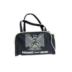 Vintage Northwest Orient blue canvas small bag